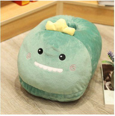 Cartoon Animal Fruit Multifunctional Computer Warm Slippers Feet Flip Flops Feet Shoes Warmer Treasure Doll