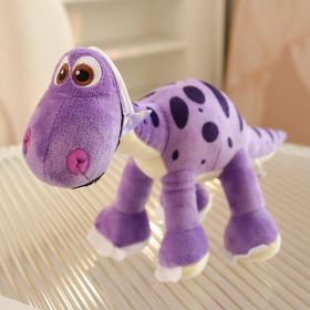 Fashion Four-color Dinosaur Toy Doll (Option: Purple-30cm)
