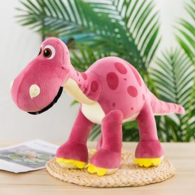 New Cute Simulation Dinosaur Plush Toy (Option: Rose Red Dinosaur-60cm)