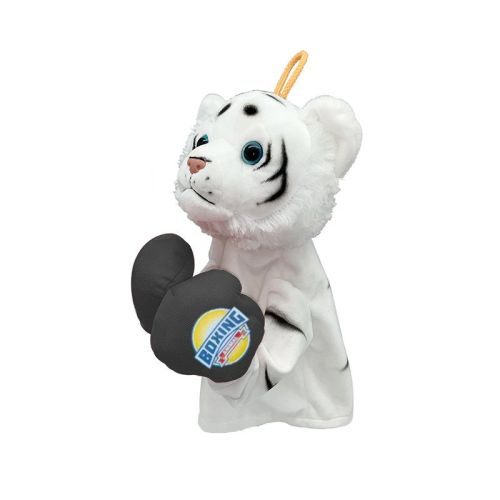 Plush Boxing Hand Puppet Dinosaur Toy Animal Sound
