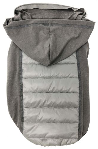Pet Life 'Apex' Lightweight Hybrid 4-Season Stretch and Quick-Dry Dog Coat w/ Pop out Hood